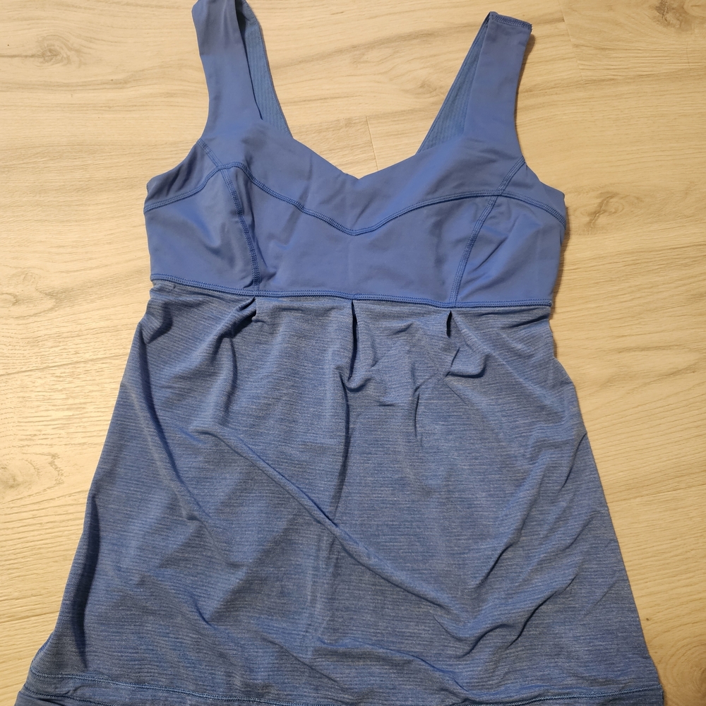 Blue Lululemon tank
